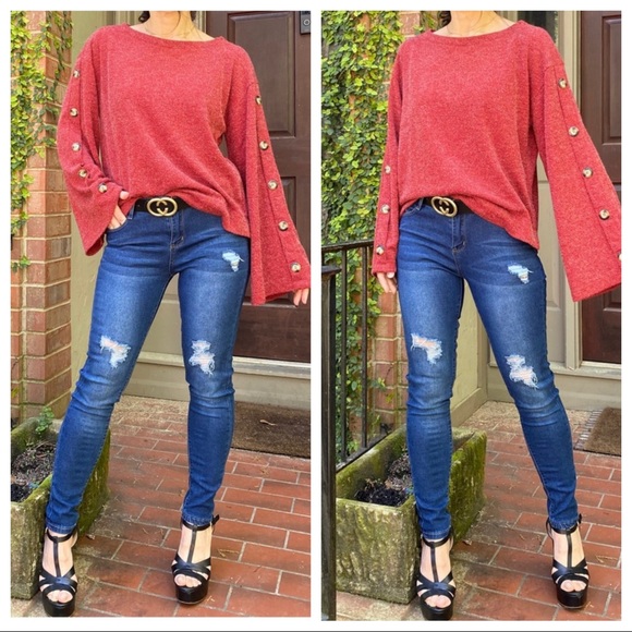 #25 BEST FITTING SLIGHTLY RIPPED SKINNY JEANS - Picture 2 of 8
